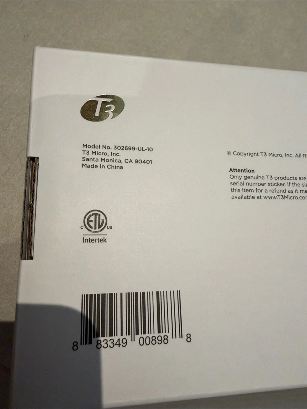 T3 brand new